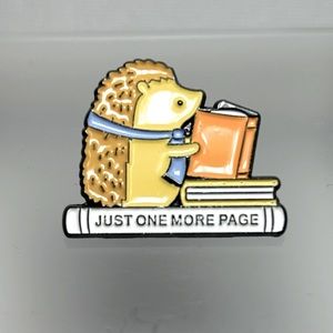 Just One More Page Lapel Pin